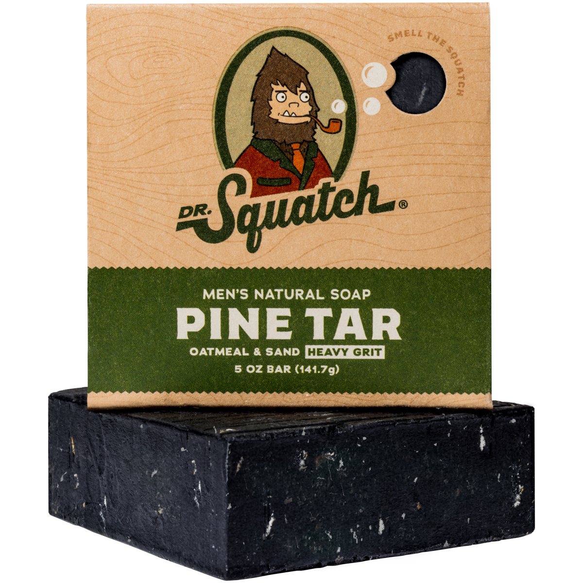 Dr. Squatch Men's Soap Variety 4 Pack - Wood Barrel Bourbon, Gold